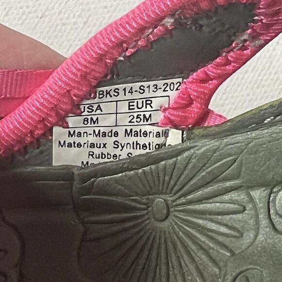 JAMBU Kids Camo/Pink Dusk Sneaker Rubber Fabric Sandals Little Girl's Size 8M - Picture 6 of 7